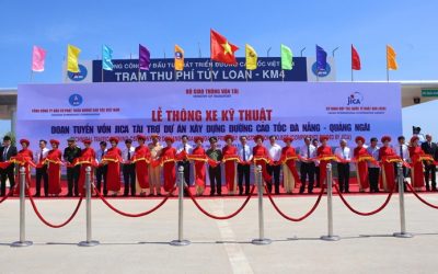 Thông xe đoạn đầu cao tốc dự án đường cao tốc Đà Nẵng – Quảng Ngãi