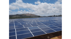 Solar power plant construction