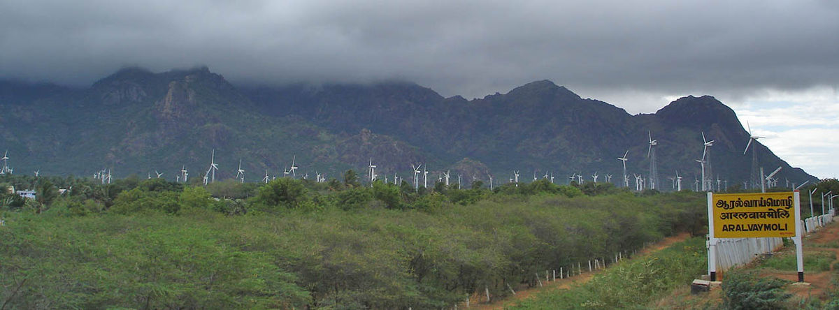Wind farm power plant construction