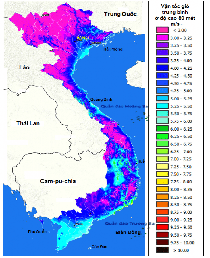 Đánh giá tình hình phát triển điện gió ở Việt Nam trên bờ