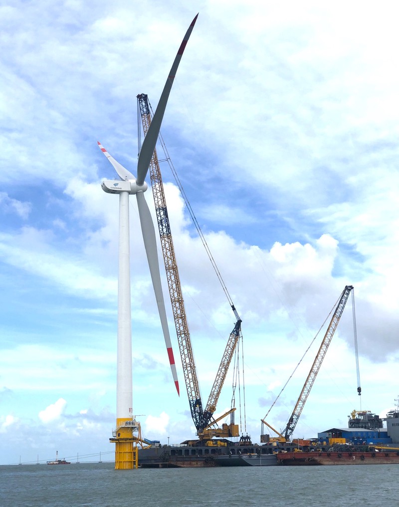 Trà Vinh có 5 dự án điện gió chuẩn bị hòa lưới điện Quốc gia 