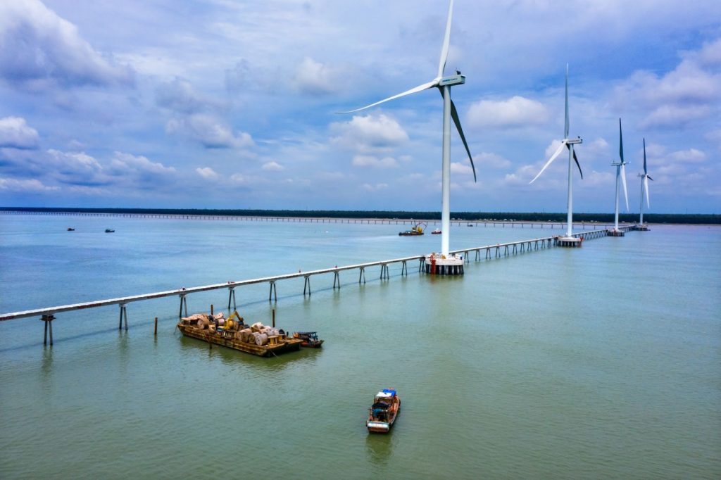 Thượng cờ cho dự án điện gió 5.000 tỉ đồng trên biển tại Trà Vinh