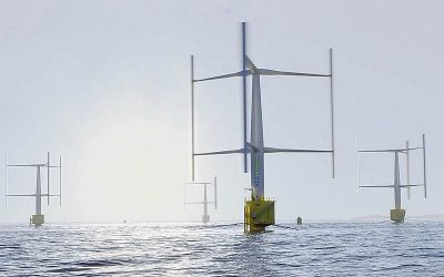 Tua bin gió nổi trục đứng có phải tương lai của điện gió ngoài khơi?