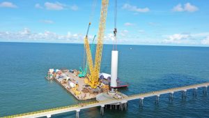 Wind turbine installation
