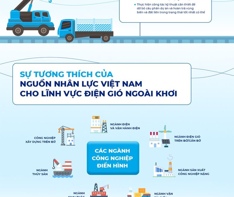 Nguồn nhân lực cần cho ngành điện gió ngoài khơi ở Việt Nam