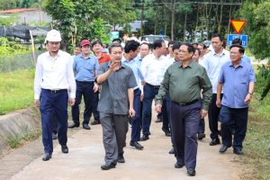 Thủ tướng khảo sát quy hoạch phát triển điện gió tại tỉnh Kon Tum